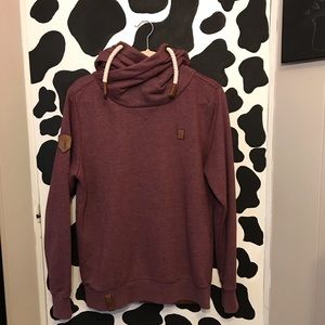 NAKETANO BURGUNDY HOODIE